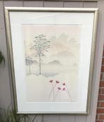 Originele zeefdrukken Ian W. King met schilderij lijsten, Antiek en Kunst, Ophalen