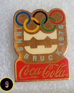 Pin Coca-Cola Innsbruck 1976, Verzamelen, Speldjes, Pins en Buttons, Verzenden, Gebruikt, Overige onderwerpen