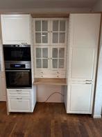 Compleet IKEA keukenblok METOD: koel-vries, oven & magnetron, Ophalen, Overige materialen, Wit, Enkelwandige keuken