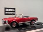 Mercedes-Benz 280 SL Pagode - Rood + dakje - 1:18 Norev, Hobby en Vrije tijd, Modelauto's | 1:18, Auto, Nieuw, Norev, Ophalen of Verzenden