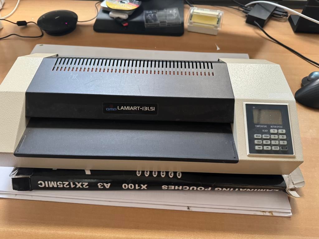 Lamineer machine GMP Lamiart-13LSI: A3, Ophalen, Zo goed als nieuw