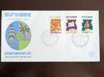 SURINAME 1975; FDC E001 t.g.v. de ONAFHANKELIJKHEID LEES, Verzenden, Onbeschreven, Rest van de wereld