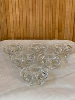Set/6 Vintage Floris Meyden kandelaars, Overige materialen, Ophalen of Verzenden, X, Minder dan 25 cm