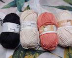 4 bollen, Hobby en Vrije tijd, Breien en Haken, Ophalen of Verzenden, Nieuw, Breien of Haken, Wol of Garen