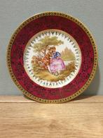 Limoges porseleinen bord, erg mooi, "gouden randjes", Antiek en Kunst, Ophalen of Verzenden