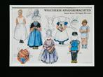 2 X Zeeuwse prent aankleedpop Walcherse klederdracht Zeeland, Antiek en Kunst, Ophalen of Verzenden