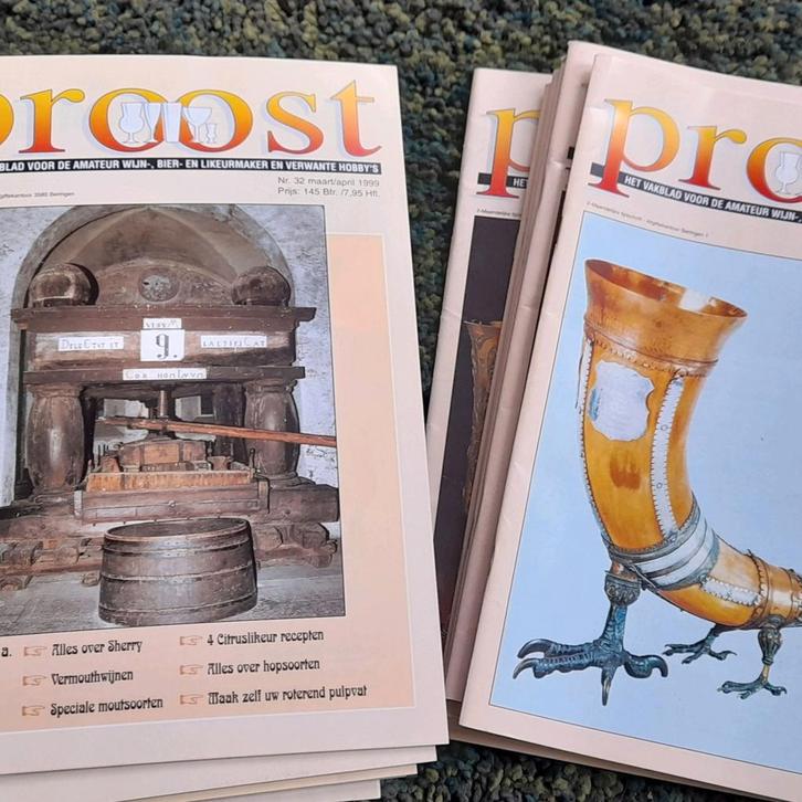 Vakblad Wijnmaken, Bierbrouwen en Likeur maken 1995-1999, Boeken, Tijdschriften en Kranten, Ophalen