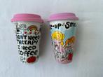 Blond Amsterdam coffee to go 2 stuks, Ophalen, Zo goed als nieuw, Aardewerk, Blond Amsterdam