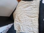 Gratis 1 persoons dekbed + fleecedeken, Ophalen, Gebruikt, Eenpersoons, Wit