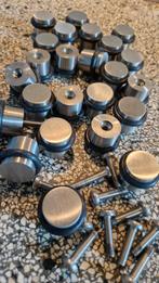 Tarrox rvs deurstoppers 25mm, Ophalen of Verzenden, Zo goed als nieuw, Overige typen, Rvs
