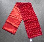 Dames sjaal rood zijde fluweel damessjaal, Ophalen of Verzenden, Zo goed als nieuw, Maat 46/48 (XL) of groter, Sjaal