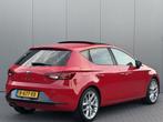 SEAT Leon 1.8 TSI 180pk DSG FR | Panorama | 18" | Leder Alca, Auto's, Seat, Gebruikt, Zwart, 4 cilinders, Bedrijf