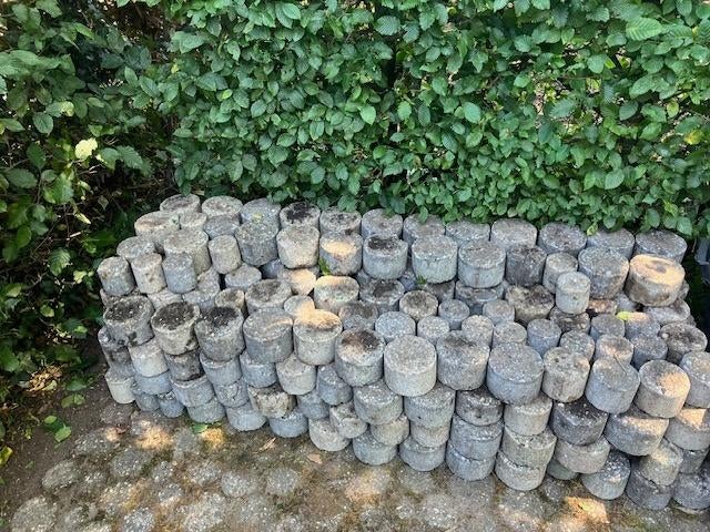 Keitjes, Tuin en Terras, Overige materialen, Gebruikt, Kei, Antraciet