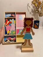Houten aankleedpop, Kinderen en Baby's, Speelgoed | Houten speelgoed, Ophalen of Verzenden, Zo goed als nieuw