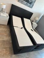Boxspring Elektrisch verstelbaar 140 x 200, Ophalen, Gebruikt, Tweepersoons, 140 cm