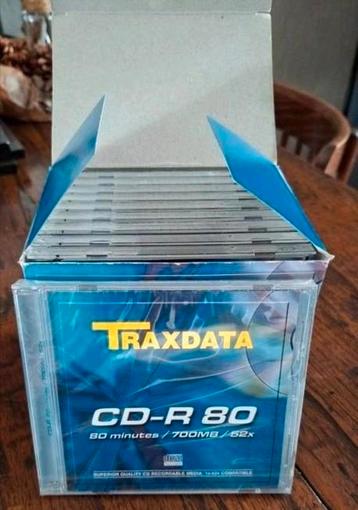 10 Traxdata CD-R 80 Nieuw in Verpakking beschikbaar voor biedingen