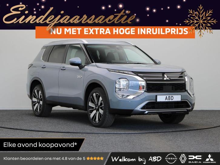 Mitsubishi Outlander 2.4 PHEV First Edition | HUD | Elektris, Auto's, Mitsubishi, Bedrijf, Te koop, Outlander, 360° camera, 4x4