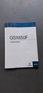 Suzuki gsx650f instructieboekje handleiding gsx650 f, Motoren, Handleidingen en Instructieboekjes, Ophalen of Verzenden, Suzuki