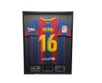 Pedri FC Barcelona 20/21 gesigneerd ingelijst thuis shirt, Buitenlandse clubs, Soccersignings.nl, Shirt, Nieuw