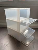 Schoenendozen transparant, Ophalen, Zo goed als nieuw