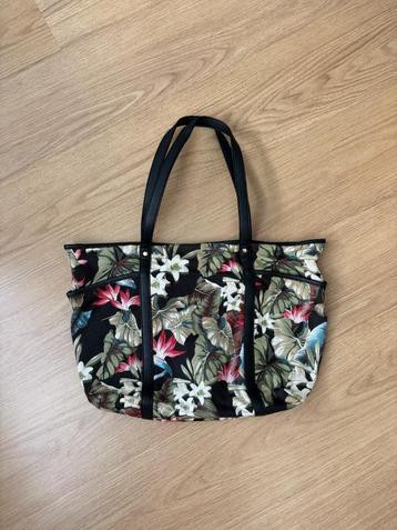 Topshop tas - schoudertas/shopper met bloemen beschikbaar voor biedingen
