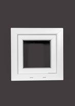 Kunststof kiepkozijn b42 x h50 RAL 9016, Kunststof, Minder dan 75 cm, Raamkozijn, Niet ingevuld