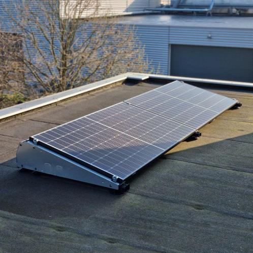 Zonnepanelen houder tbv plat dak (12 stuks), Doe-het-zelf en Verbouw, Zonnepanelen en Toebehoren, Gebruikt, Compleet systeem, Ophalen of Verzenden