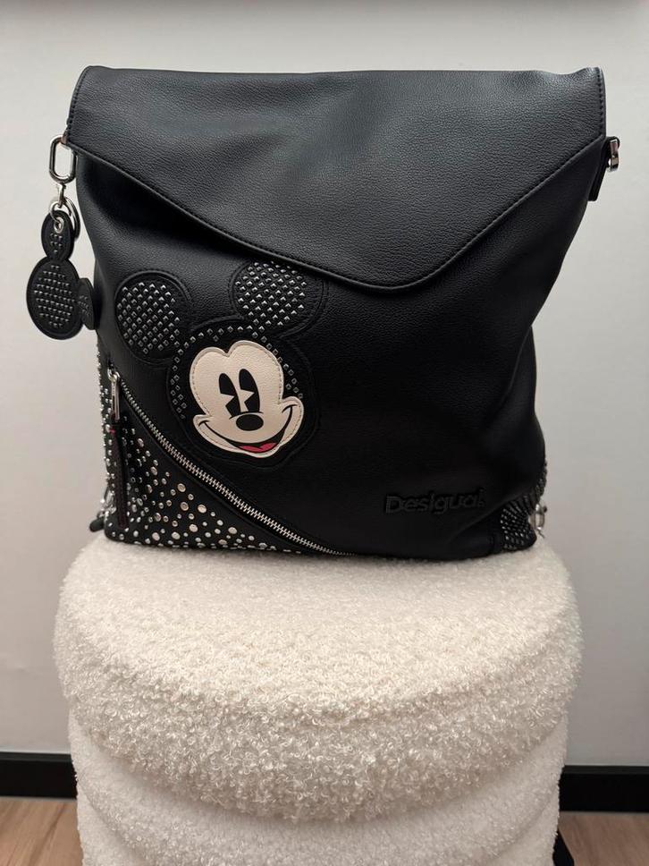 Nieuwe Desigual rugtas Mickey Mouse, Sieraden, Tassen en Uiterlijk, Tassen | Schoudertassen, Nieuw, Overige merken, Zwart, Leer