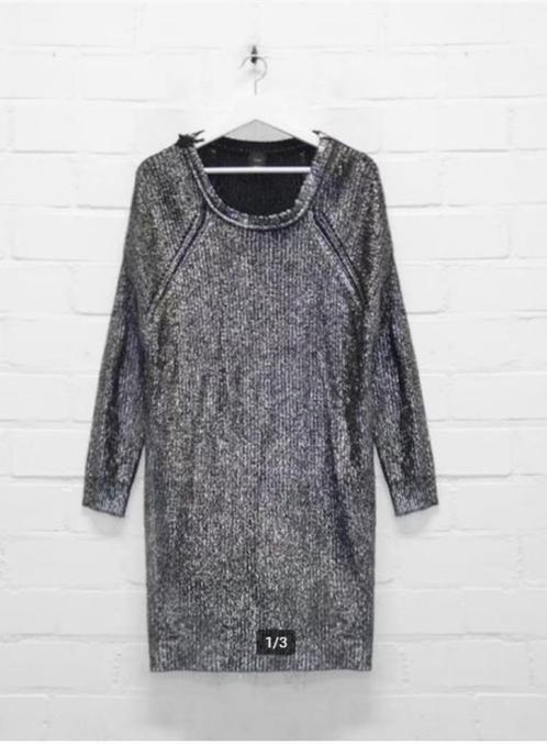 Pinko - Prachtige gebreide sweaterdress maat M - Nieuw €349, Kleding | Dames, Jurken, Nieuw, Maat 38/40 (M), Zwart, Boven de knie