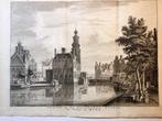 Amsterdam, Munt Reguliers Toren Singel, 1760, Antiek en Kunst, Kunst | Etsen en Gravures, Verzenden
