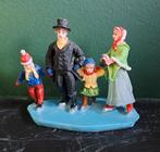 Schaatsende Familie Kerstdecoratie, Ophalen of Verzenden, Zo goed als nieuw