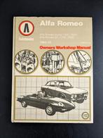 Werkplaatshandboek ALFA ROMEO Giulia / GT 1962-1976  (1984), Ophalen of Verzenden