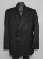 Antracietgrijs gestreept colbert van Burberry, Kleding | Heren, Verzenden, Zo goed als nieuw, Maat 56/58 (XL), Grijs