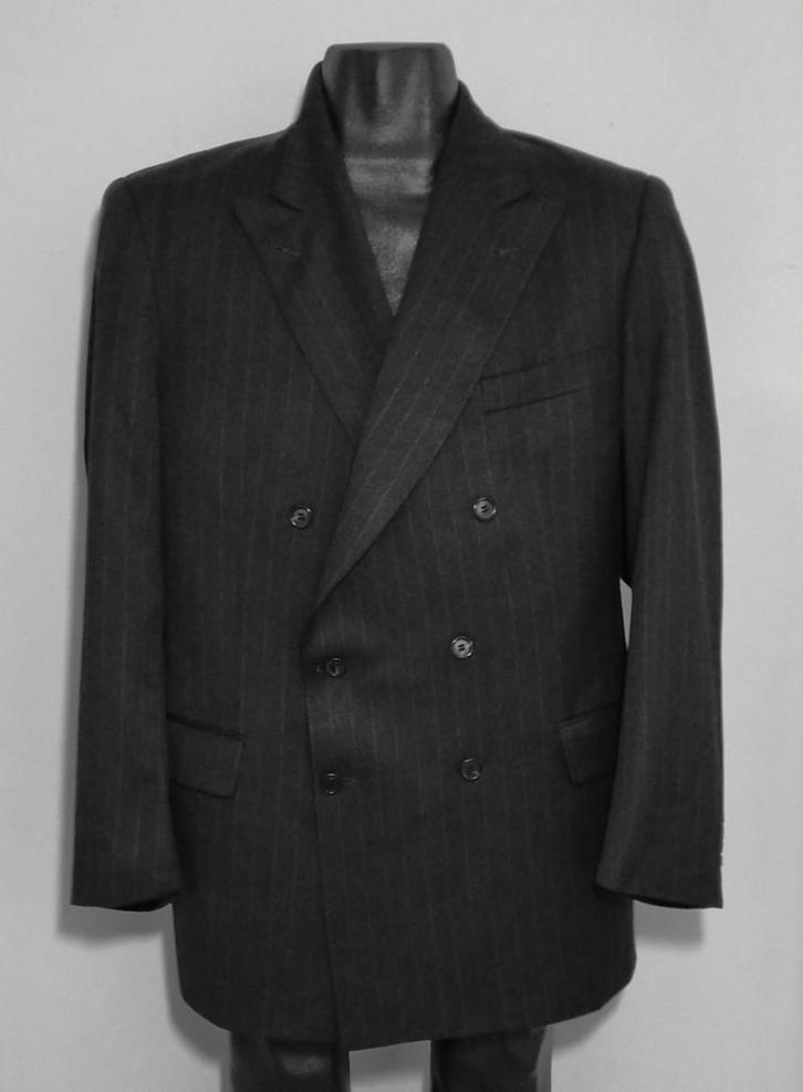 Antracietgrijs gestreept colbert van Burberry, Kleding | Heren, Kostuums en Colberts, Zo goed als nieuw, Maat 56/58 (XL), Grijs