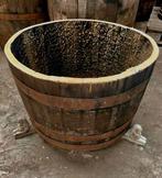 Whiskyvat /wijnvat plantenbak bloembak 70x 43cm  Zevenaar, Ophalen, Rond, Nieuw, 60 tot 100 cm