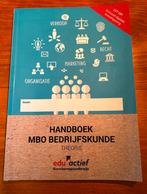 Studieboek handboek MBO bedrijfskunde, Ophalen of Verzenden