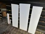 Witte schapplanken 8x + diverse delen, Doe-het-zelf en Verbouw, Platen en Panelen, Ophalen, Gebruikt
