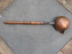 koperen soep lepel /  steel pan met schenkmond, Antiek en Kunst, Antiek | Koper en Brons, Ophalen of Verzenden, Koper