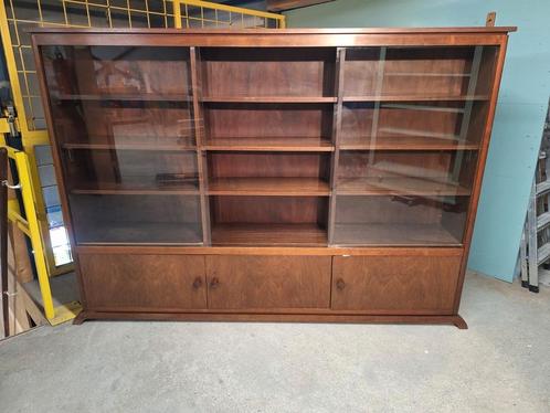 Vintage Art deco kast, apothekerskast, buffetkast, Huis en Inrichting, Kasten | Vitrinekasten, Gebruikt, 200 cm of meer, 25 tot 50 cm