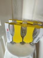 Champagne glazen set 6-delig, Ophalen of Verzenden, Nieuw, Overige typen