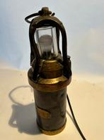 Mijnwerkers lamp van messing, Antiek en Kunst, Antiek | Lampen, Ophalen of Verzenden