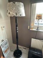Zwarte Staande Lamp met Rivièra Maison Kap, Ophalen, Gebruikt, Hout, 150 tot 200 cm