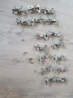 Partij Scharnieren - Diverse Maten, Ophalen of Verzenden, Gebruikt, Overige materialen, Scharnier