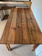 4 persoons tafel van hout, 50 tot 100 cm, Rechthoekig, Ophalen of Verzenden, Vier personen