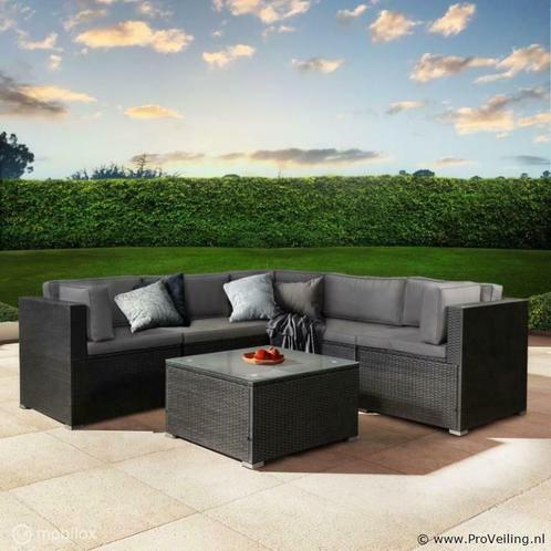 Online Veiling: Loungeset Nassau donkergrijs, Tuin en Terras, Tuinsets en Loungesets, Nieuw