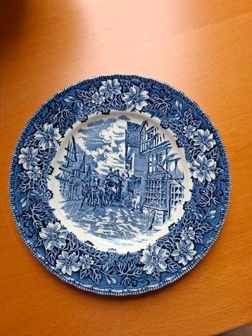 Vintage Royal Tudor Ware 'Coaching Taverns' Bord beschikbaar voor biedingen