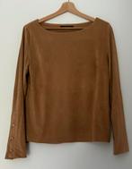 Supertrash Camelkleurige Suede Trui - Maat M, Maat 38/40 (M), Ophalen of Verzenden, Zo goed als nieuw, Bruin