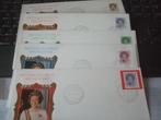 Beatrix enveloppen van de molenreeks W46 t/m 60 postfris, Ophalen of Verzenden, Onbeschreven, Nederland