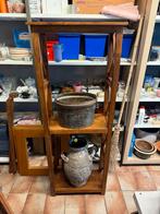 Mangohouten boekenkast, Zo goed als nieuw, 150 tot 200 cm, 25 tot 50 cm, 50 tot 100 cm