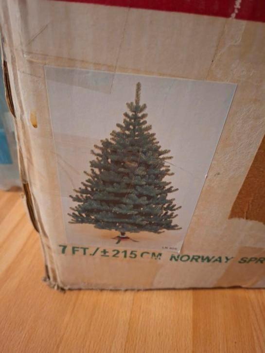 Mooie Triumph tree kerstboom 215 cm, Diversen, Kerst, Gebruikt, Ophalen